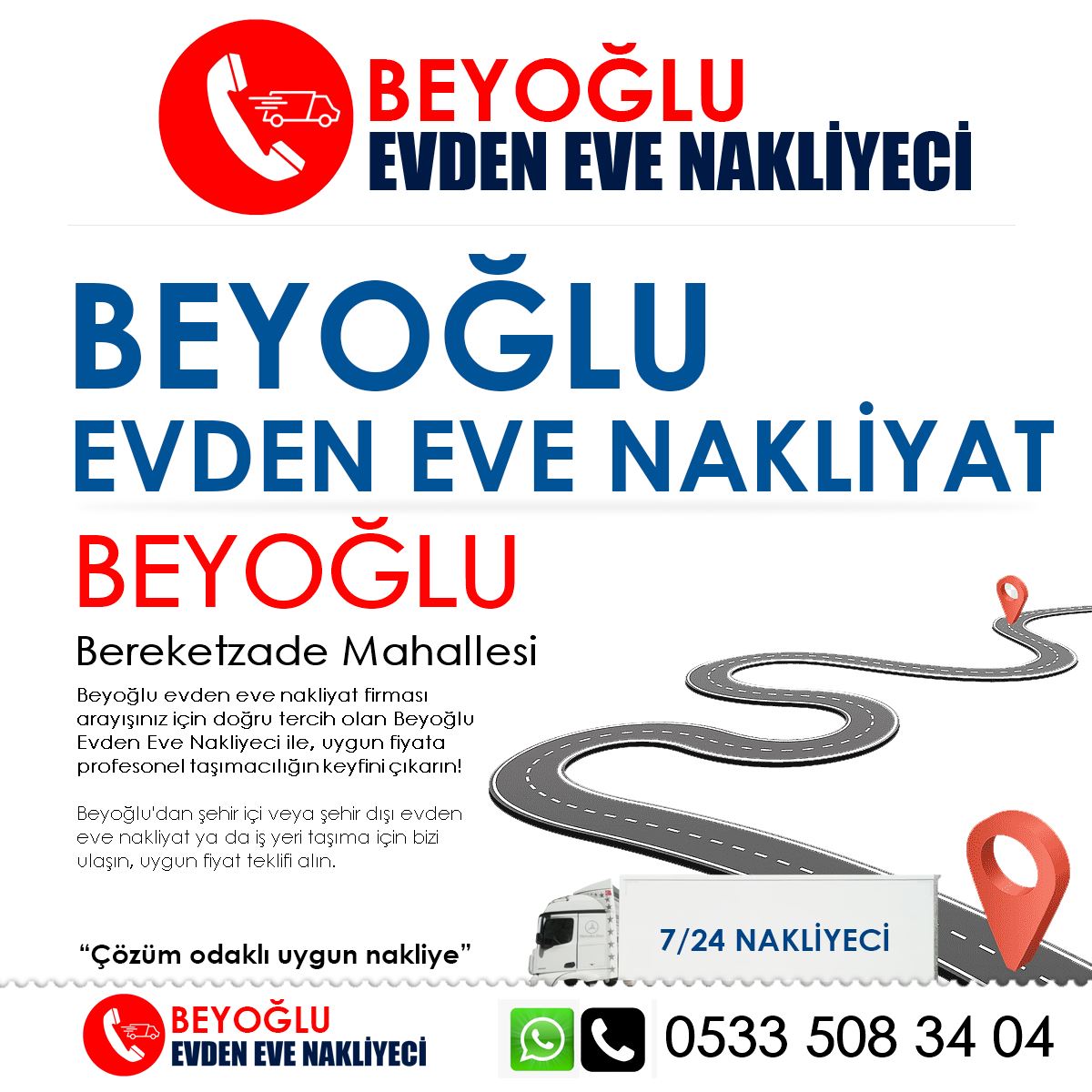 Bereketzade EVden Eve Nakliyat