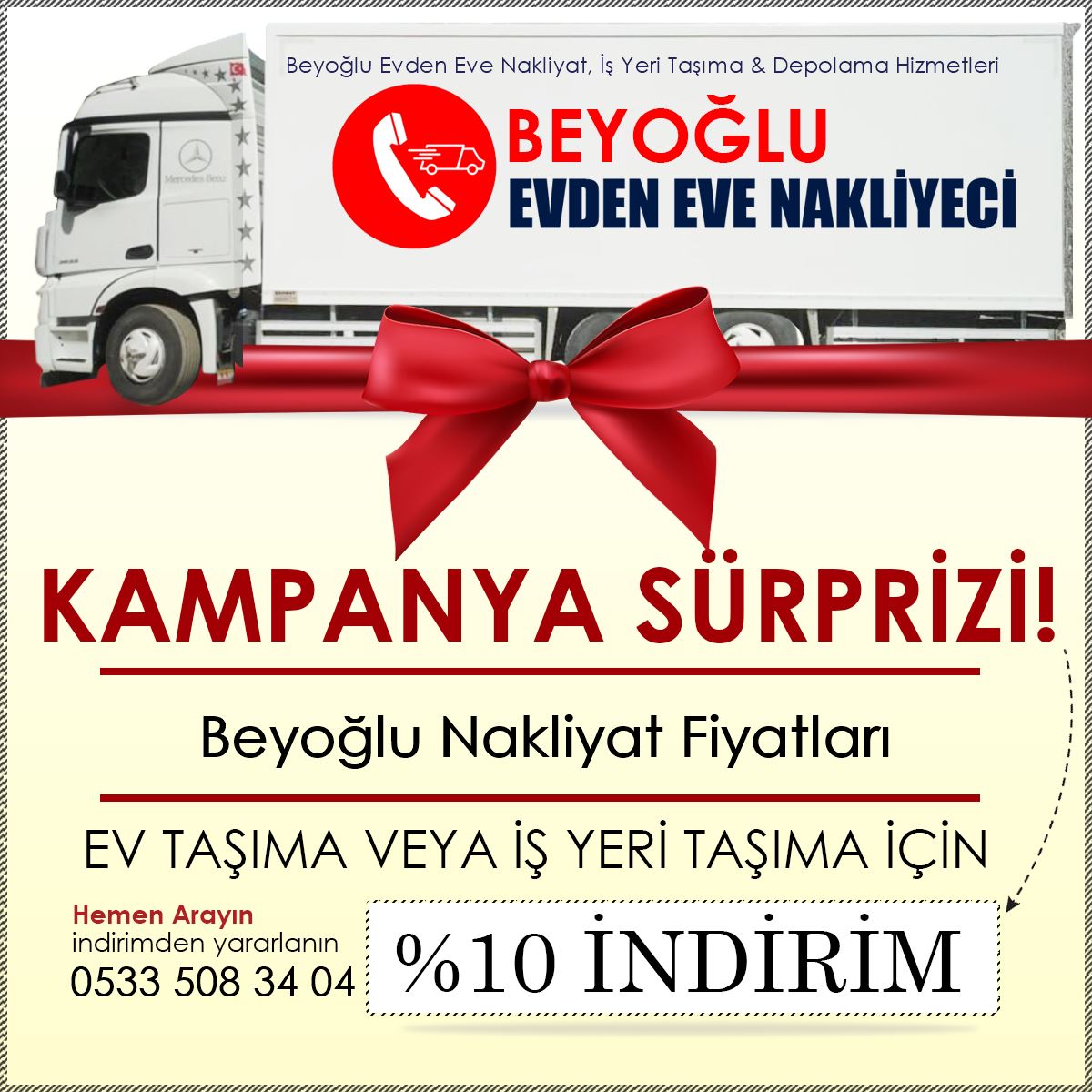 Beyoğlu Nakliyat Fiyatları