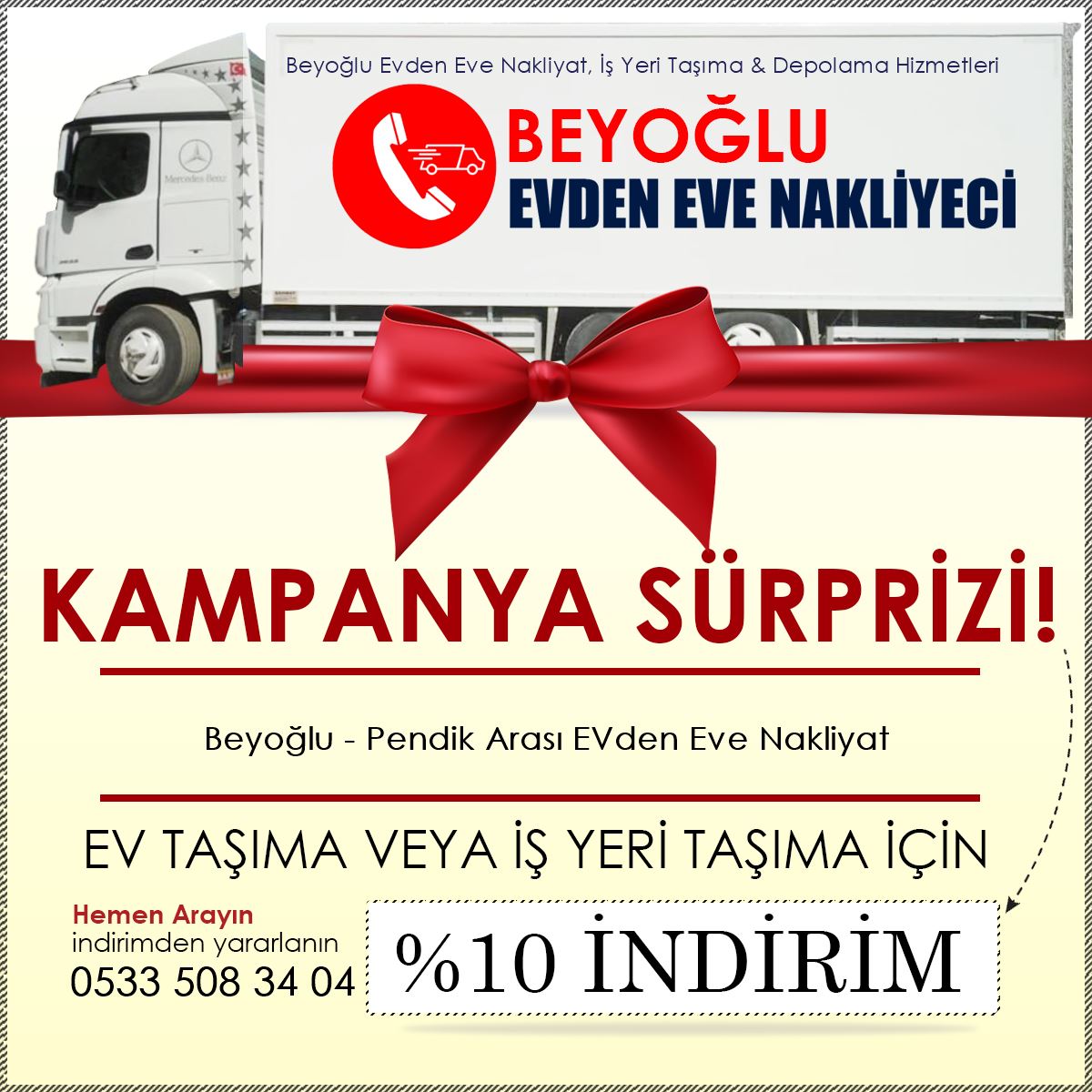 Beyoğlu - Pendik Arası EVden Eve Nakliyat